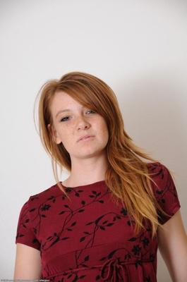 Tabitha - Redhead freckled teen I