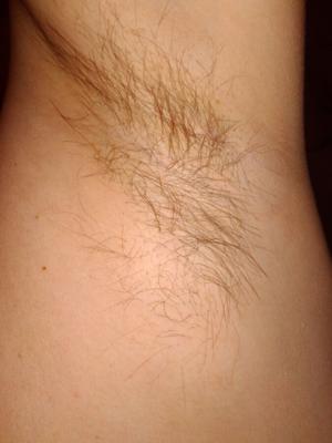 Hairy armpits and dirty feet of my wife