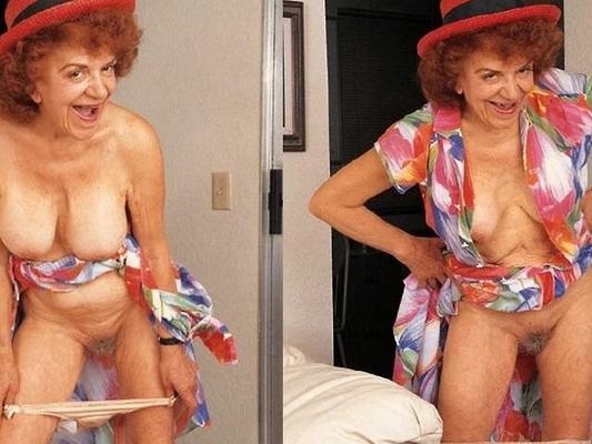 Redhead Hairy Granny