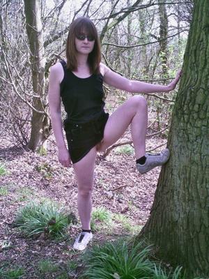 Donna goes Dogging in the Woods