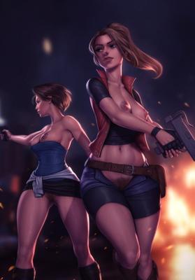 Versions Resident Evil féminines/futa