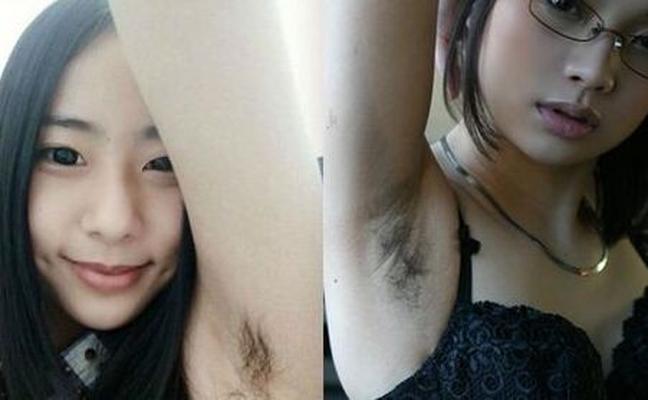 Sexy hairy armpits.