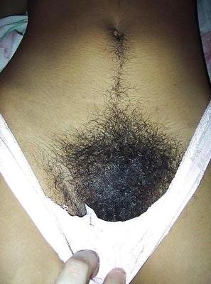 Women with very hairy vaginas.