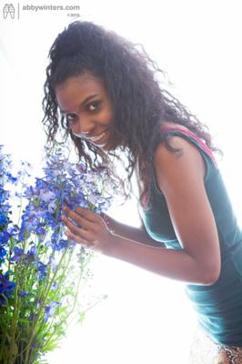 Ebony Esme has a nice Bush