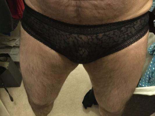 Hairy np cross dresser small uncut