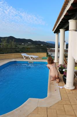 Dutch Girlfriend at the pool - part