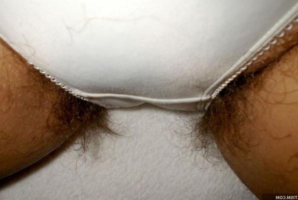 Hot hairy panties