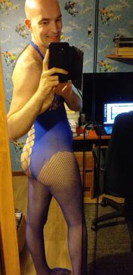 I love my sexy blue outfit