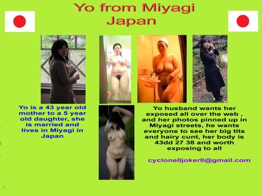 Yo from Miyagi Japan exposed wife