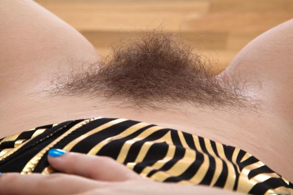 Hairy pussy closeup 02